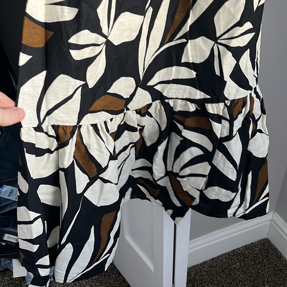 Tabitha Brown x Target Black & Brown Pattern Dress, NWT - Picture 8 of 10
